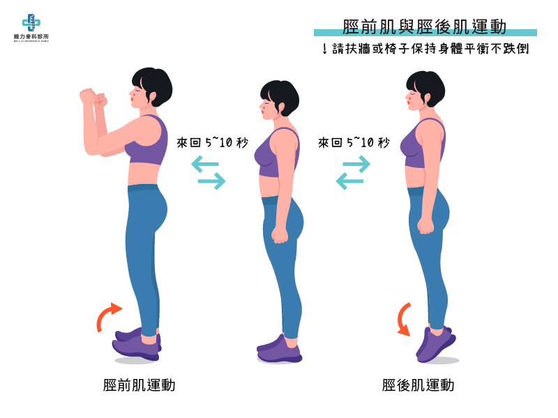 脛前肌與脛後肌運動訓練